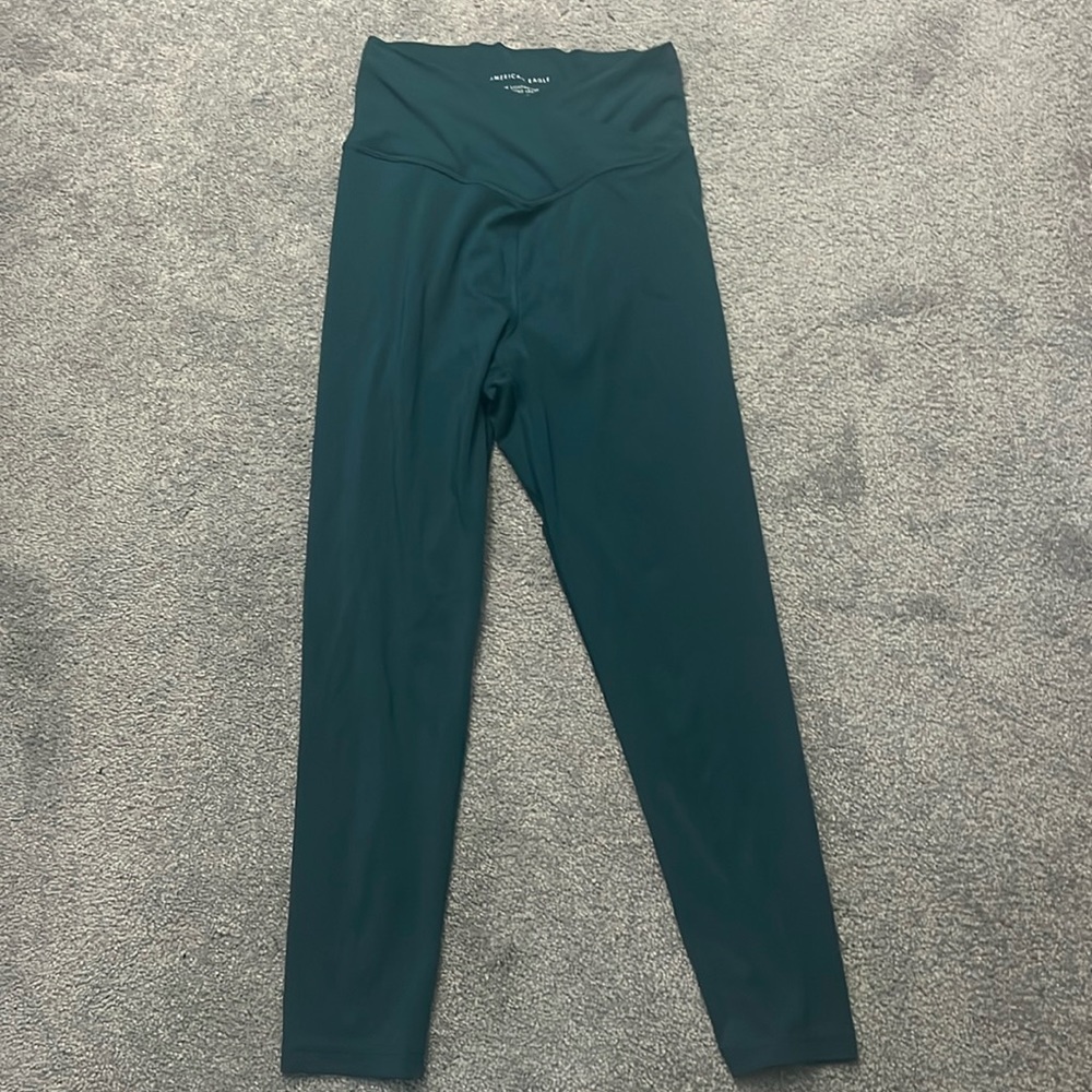 Green American Eagle leggings